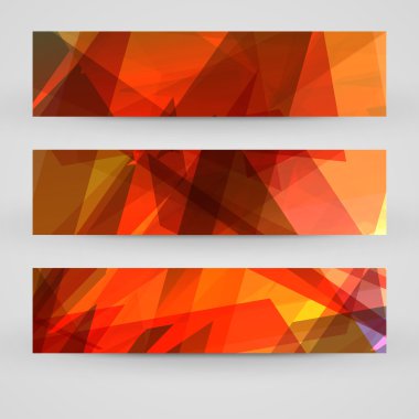 vektörel banner tasarımınız için ayarla