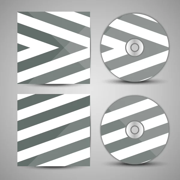 Vector cd cover  set for your design — Stock Vector