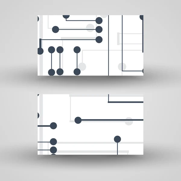 Комплект векторных визитных карточек для Вашего дизайна — стоковый вектор