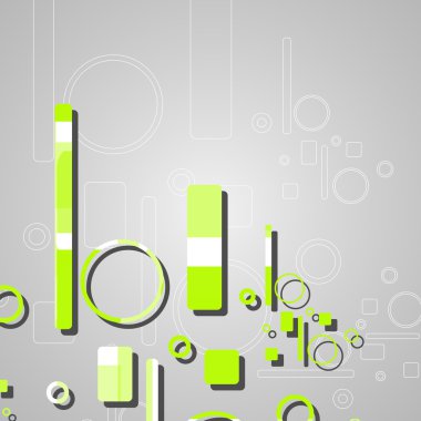 Renkli soyut çember arkaplanı