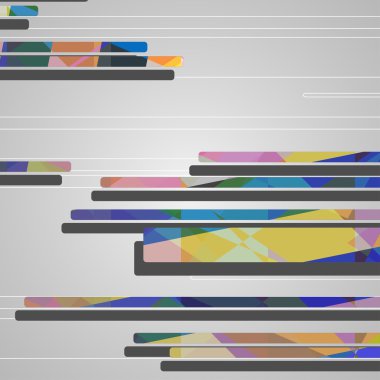 soyut futuristik geometrik şekiller