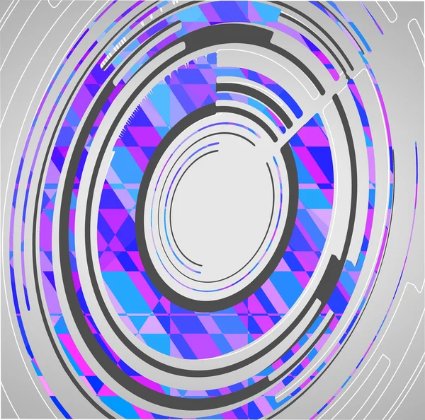 Abstrakt teknik cirklar bakgrund — Stock vektor