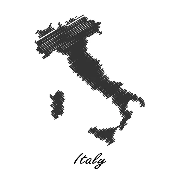 Icona mappa Italia per il tuo design Illustrazione Stock