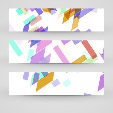 vektörel banner tasarımınız için ayarla