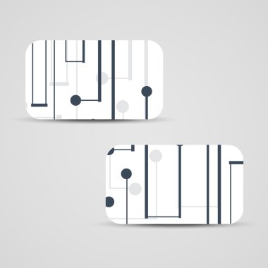 vektör kartvizit tasarımı için ayarla