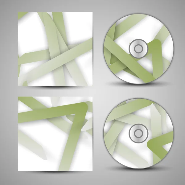 Conjunto de cubierta de cd vectorial para su diseño — Archivo Imágenes Vectoriales