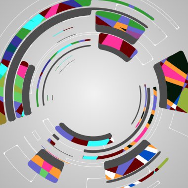 fütüristik teknoloji tasarım için arka plan