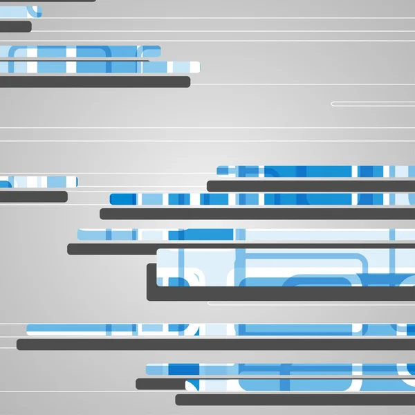 Formes géométriques futuristes abstraites — Image vectorielle