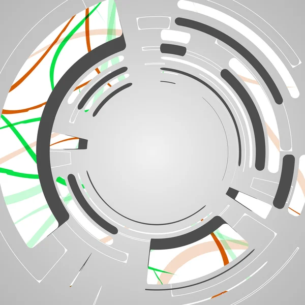 Fundo abstrato para design tecnológico futurista —  Vetores de Stock