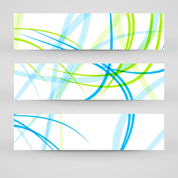 Set banner vettoriale per il tuo design — Vettoriale Stock