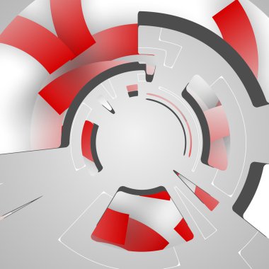 fütüristik teknoloji tasarım için arka plan