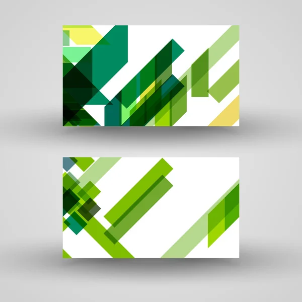 Conjunto de tarjetas de visita vectoriales para su diseño — Vector de stock