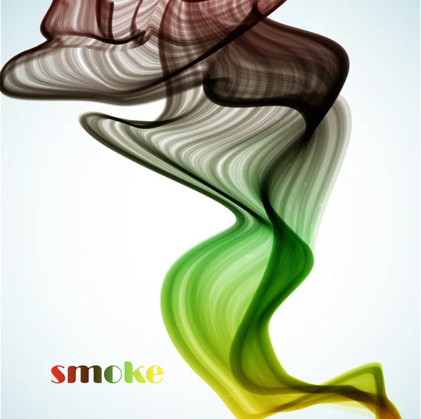 Abstrato colorido fumaça fundo — Vetor de Stock