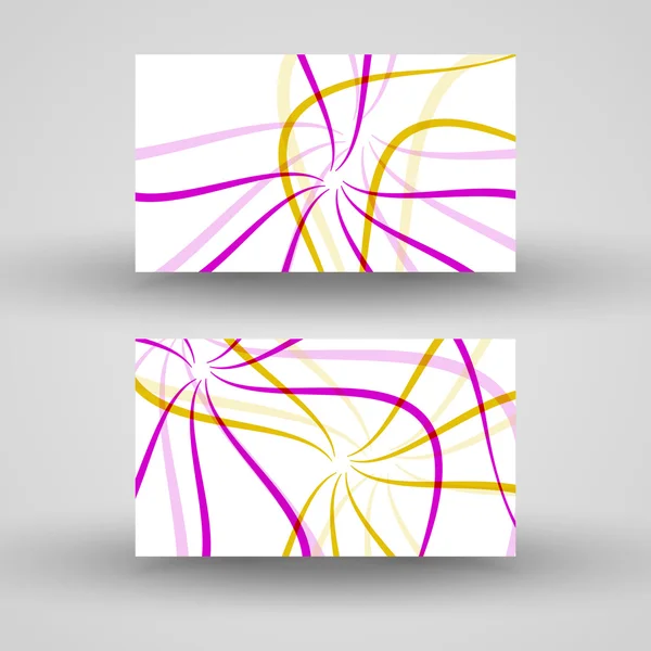 Set de cartes de visite vectorielles pour votre design — Image vectorielle