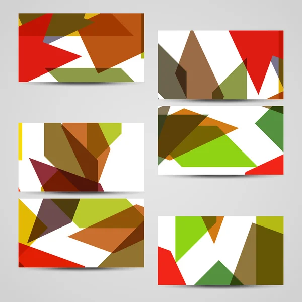 Vector business-card  set for your design — Stock Vector