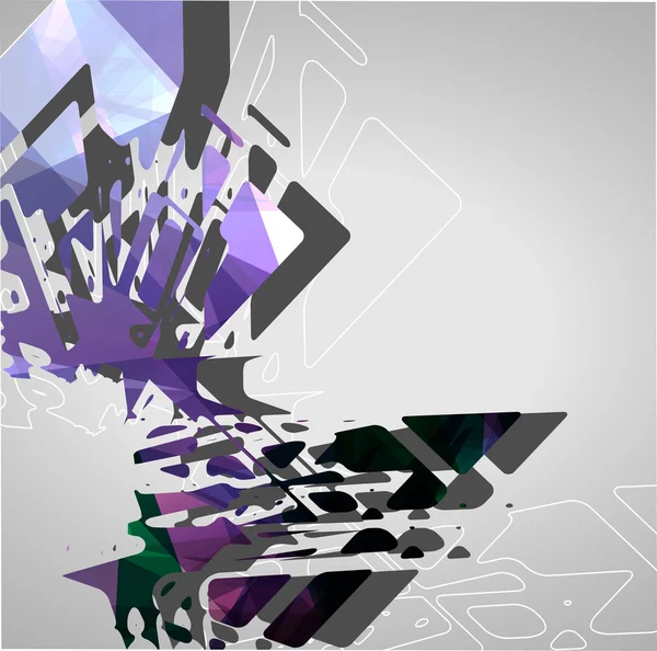 Contexte futuriste abstrait — Image vectorielle