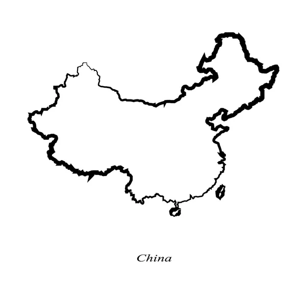 China ícone de mapa para o seu projeto —  Vetores de Stock