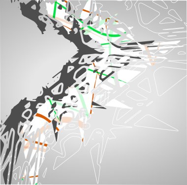 fütüristik arka plan, geometrik şekil.
