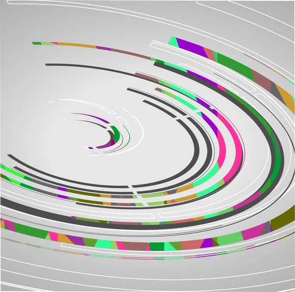 Abstrakte Technologiekreise Hintergrund — Stockvektor