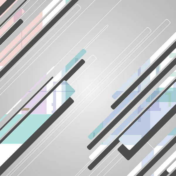 Abstracte futuristische geometrische vormen — Stockvector