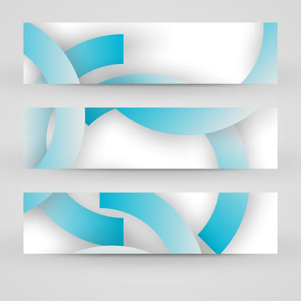 Conjunto de banner vectorial para su diseño — Vector de stock