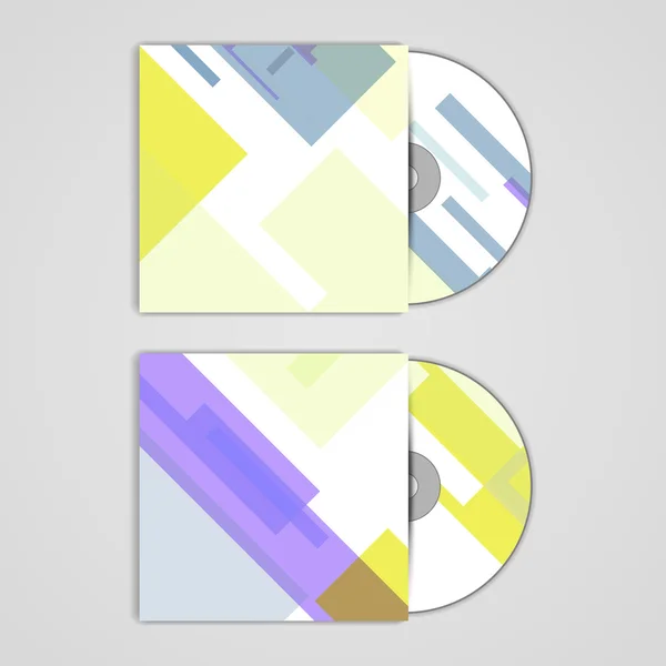 あなたのデザインの設定ベクトル cd カバー — ストックベクタ