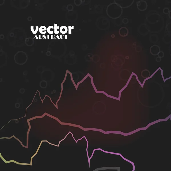 Fondo de línea de color abstracto — Vector de stock