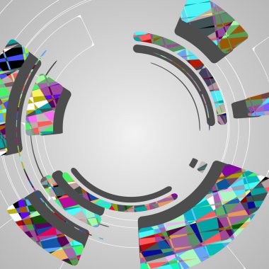 fütüristik teknoloji tasarım için arka plan