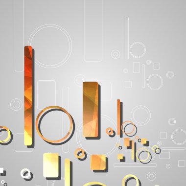 Renkli soyut çember arkaplanı