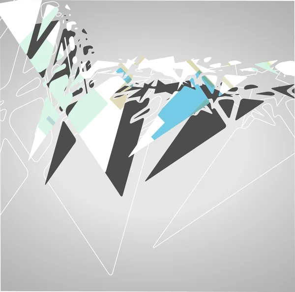 Futuristiska bakgrunden geometriska illustration. — Stock vektor