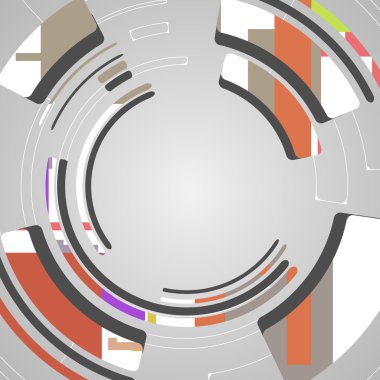 fütüristik teknoloji tasarım için arka plan