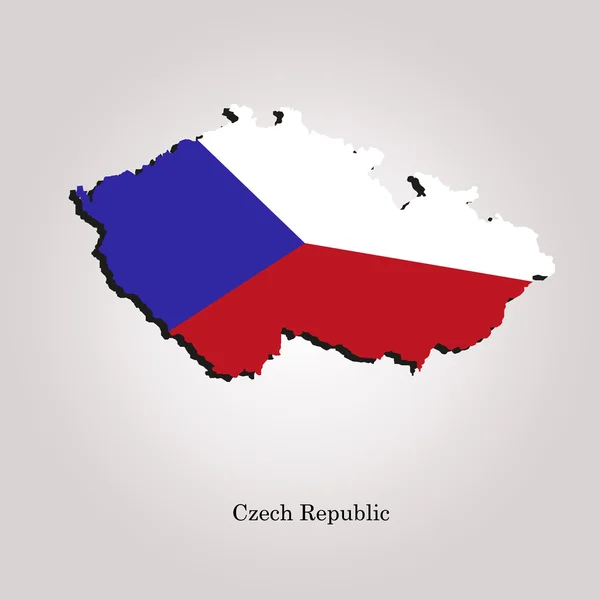 Republika Czeska z Afryki do projektowania — Wektor stockowy