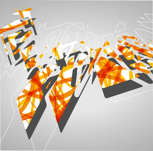 Futuristic background, geometric illustration. — Stock Vector