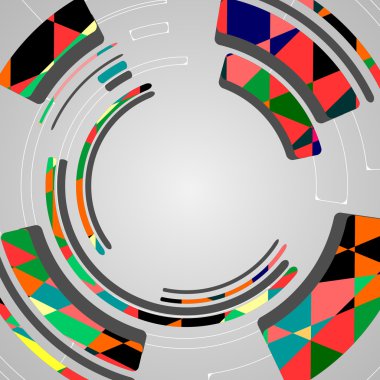 fütüristik teknoloji tasarım için arka plan