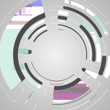 fütüristik teknoloji tasarım için arka plan