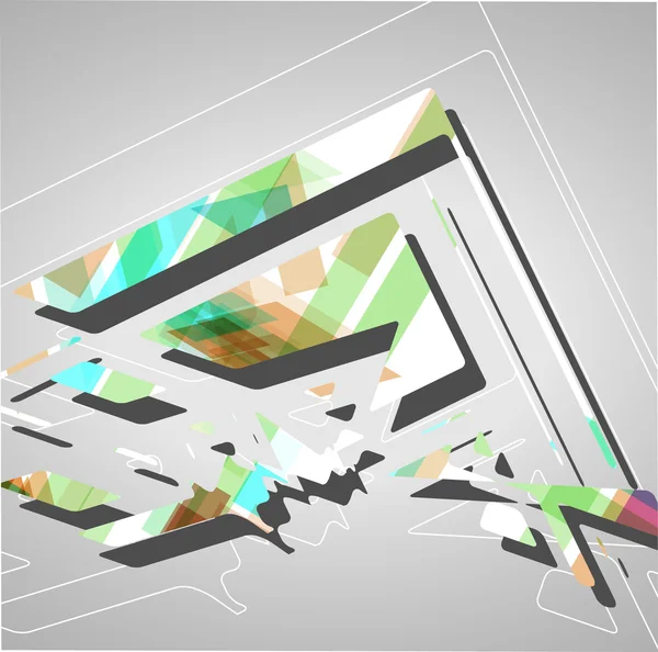 Abstrakt futuristisk bakgrund — Stock vektor