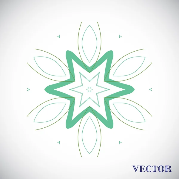 Padrão arábico geométrico — Vetor de Stock