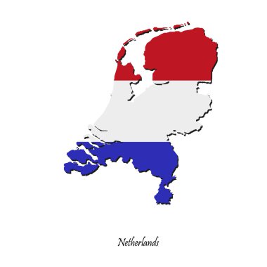 Hollanda Haritası tasarımınız için