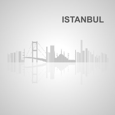 Istanbul manzarası tasarımınız için