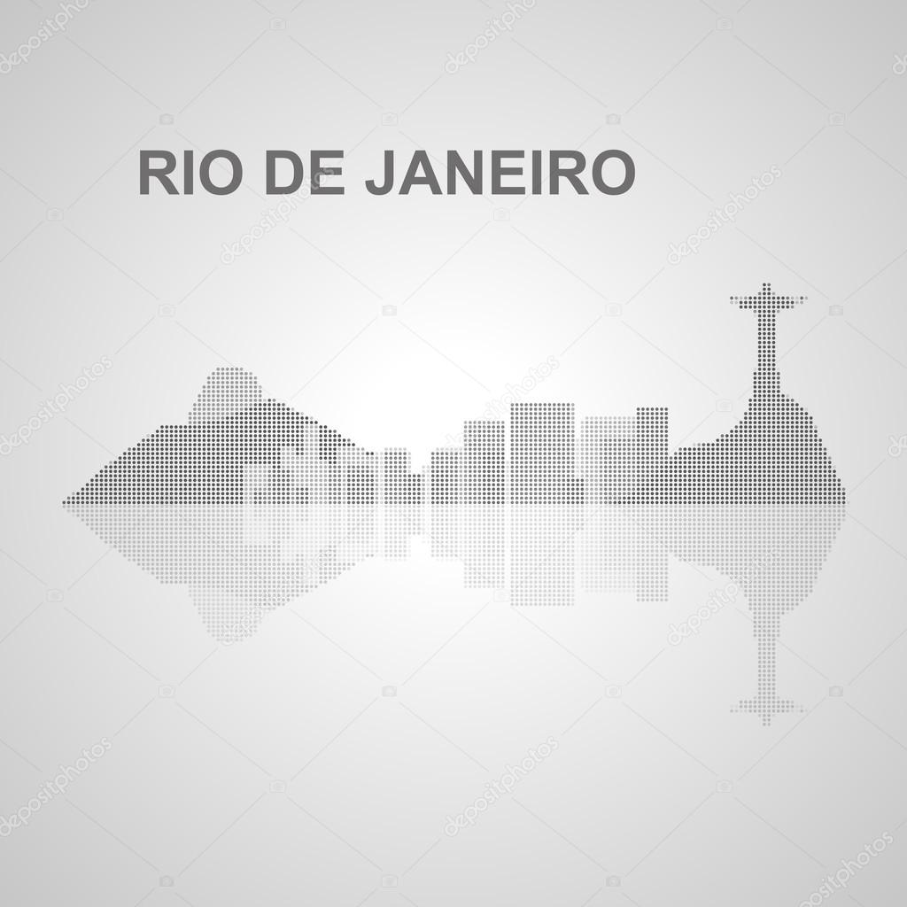 Rio de Janeiro skyline  for your design