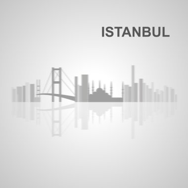 Istanbul manzarası tasarımınız için