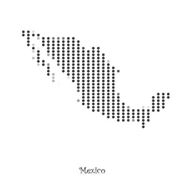 Meksika Haritası tasarımınız için