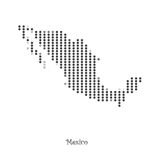 Mapa de México para su diseño — Vector de stock