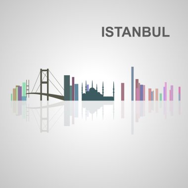Istanbul manzarası tasarımınız için