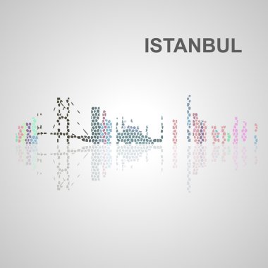 Istanbul manzarası tasarımınız için