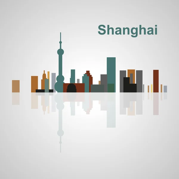 Skyline Singapour pour votre design — Image vectorielle