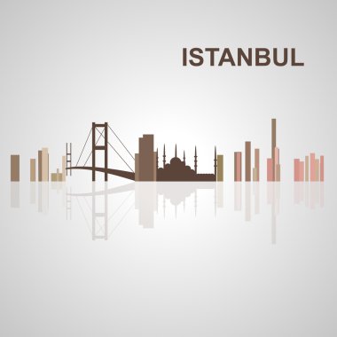 Istanbul manzarası tasarımınız için