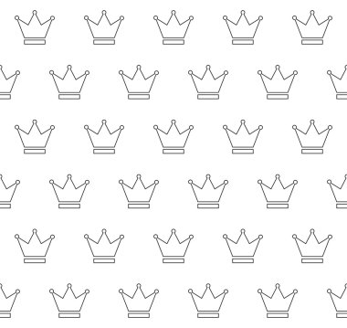 Taç vektör seamless modeli
