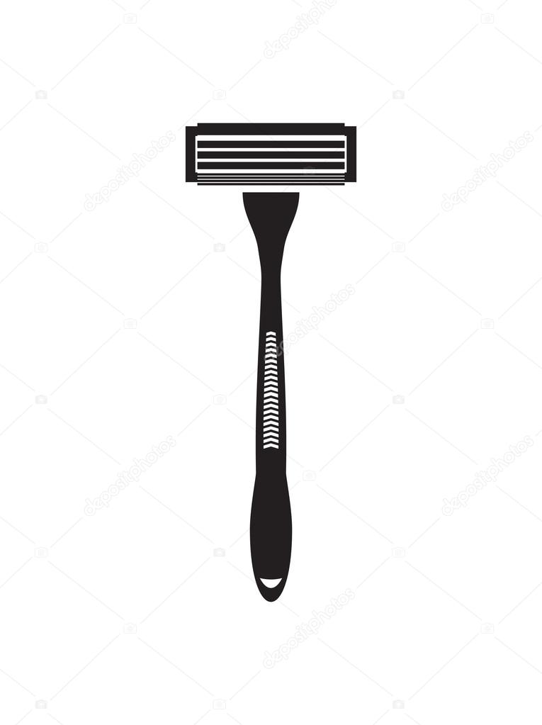 Shaving razor flat vector icon