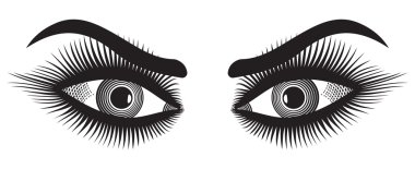 güzel kadın gözleri